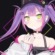 Towa Ch. 常闇トワ 3k.gif (9.85 MB) Original costume, modelled by MegaJujube