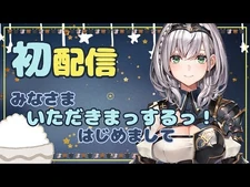【-白銀ノエル初配信】はじめまっする！白銀ノエルですッ！【ホロライブ-新人Vtuber】