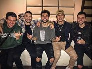 Cizzorz with Dillon Francis, NICKMERCS, FaZe Temperrr and Nadeshot.