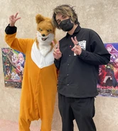 Joey and Rui Tsukiyo, the mangaka of Redo of Healer