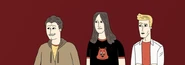 The banner for their Facebook and subreddit, drawn by Adam. In order: Ralph, Adam, Alex