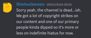 One of the Arrogant Dubs Crew explains why the channel's dead 1