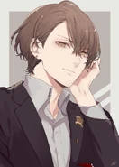 Drawn by his character designer