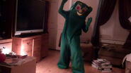 James dancing in his Gumby Suit at the old Creature House in November of 2011