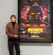 Michael about to watch the FNAF Movie