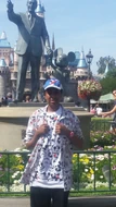 Simon A. at Disneyland.
