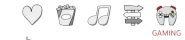 The tab animations for each YouTube Kids tab on Older profiles: Recommended, Shows, Music, Explore, and Gaming.