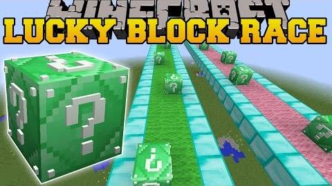 Minecraft: SUPER MARIO LUCKY BLOCK RACE - Lucky Block Mod - Modded