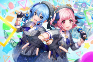Suisei of Hololive partners with D4DJ