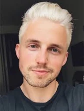 Marcus with his current blonde hair