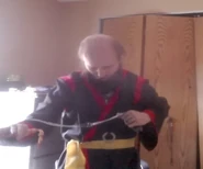 Cyraxx studying Bushido.