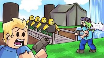 Pat and jen hot sale roblox in minecraft