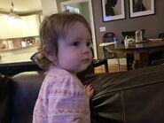 Mia Green, at shortly over a year old.
