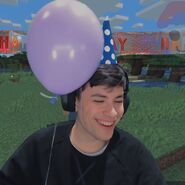 George on his birthday.