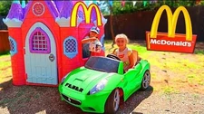 McDonalds_🍔_CON_MI_COCHE_🚗_DRIVE_THRU_👶