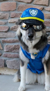 Kakoa as Chase from Paw Patrol