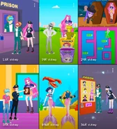 A screenshot of Elsagate shorts based on K-Pop Demon Hunters by a channel named LiBo Toon
