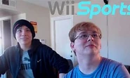 CarsonWiiSports.jpg (10 KB) Alex and CallMeCarson playing Wii Sports.