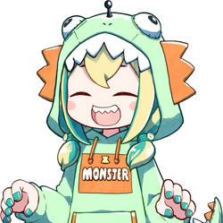 天野ピカミィ - Vtuber Pikamee Amano peeker - VOMS | Sticker