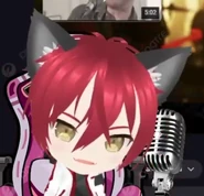 Cyraxx's Vtuber avatar from his short-lived channel PurrfectGamer.