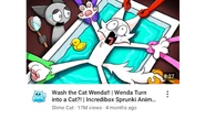 A Sprunkigate video made by the channel name "Slime Cat" often known as a "Gummy Dora sockpuppet account", which shows Wenda from the popular Incredibox mod "Sprunki" getting washed as a cat.