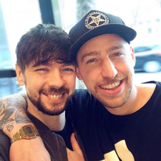 Jacksepticeye with Justin Tracey.