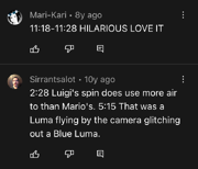 Old YouTube comments