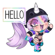 One of Prism's avatars that appears in her About section on Twitch.[5]