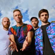 Coldplay's old Spotify profile picture.