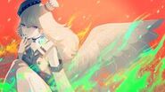 Art by her character designer Huke, for her song HINOTORI