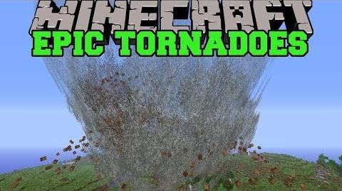 Minecraft EPIC TORNADO MOD (TIDAL WAVES, FLYING MOBS, AND TORNADOES) Mod Showcase