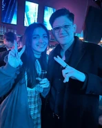 Maryblog junto a El Mariana reunidos en Ciudad de México en la entrega de premios Esland 2023 México.