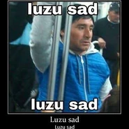 Luzu sad.