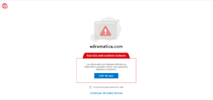 Potada de Encyclopedia Dramatica con malware.