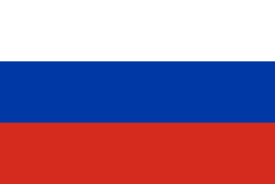 La bandera de Rusia