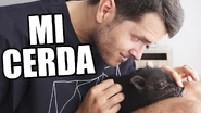 Perxitaa con su cerdita.