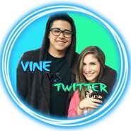 Antigua imagen de perfil de Vine vs Twitter.