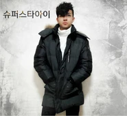 Brady en 2016, durante su etapa como modelo en Corea.