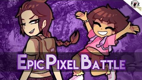 Lara Croft VS Dora l'exploratrice - Epic Pixel Battle EPB 11