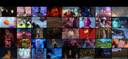 Animated Villans Defeats and Deaths Colliage