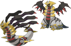 giratina and giratina (pokemon and 1 more) drawn by shuga_(mhwii