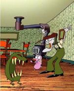 It's Courage, Eustace and the Weremole