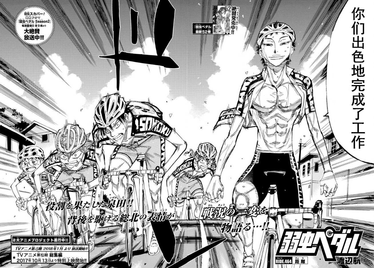 Chapter 464, Yowamushi Pedal Go!! Wiki