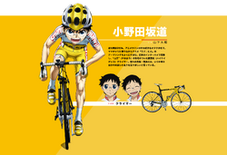 Onoda Slope YOWAMUSHI PEDAL LIMIT BREAK metal badge 18. Scene