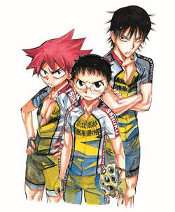 Yowamushi Pedal Limit Break - Manami Sangaku - Onoda Sakamichi - Cloth  Poster (Toho, TOHO animation)