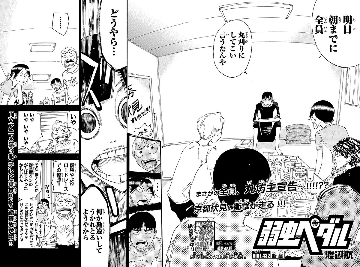 Chapter 432 Yowamushi Pedal Go Wiki Fandom