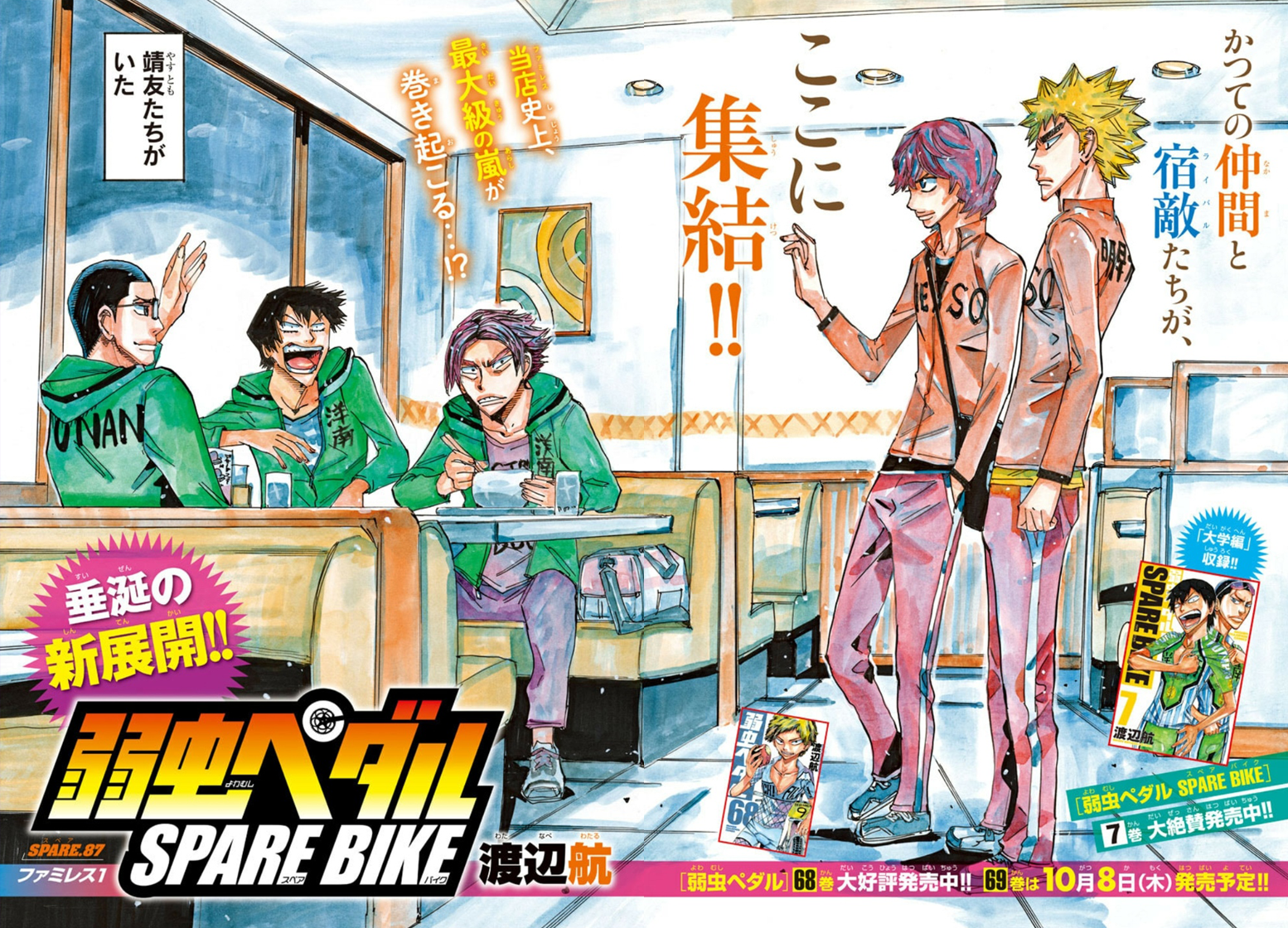 Spare Bike Chapter 87 Yowamushi Pedal Go Wiki Fandom