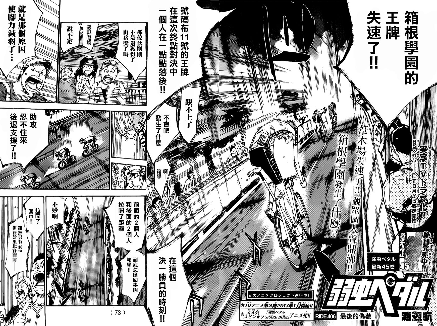 Chapter 406 Yowamushi Pedal Go Wiki Fandom