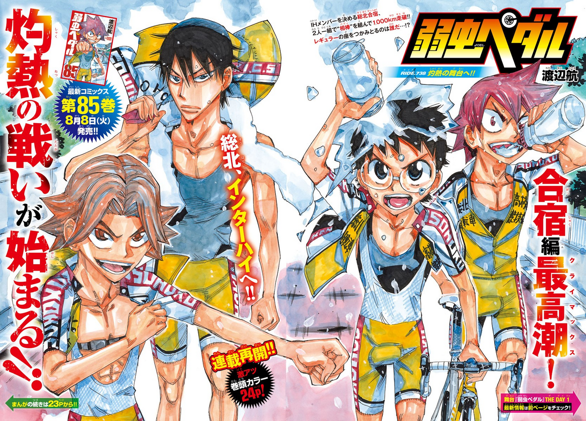 Chapter 543, Yowamushi Pedal Go!! Wiki