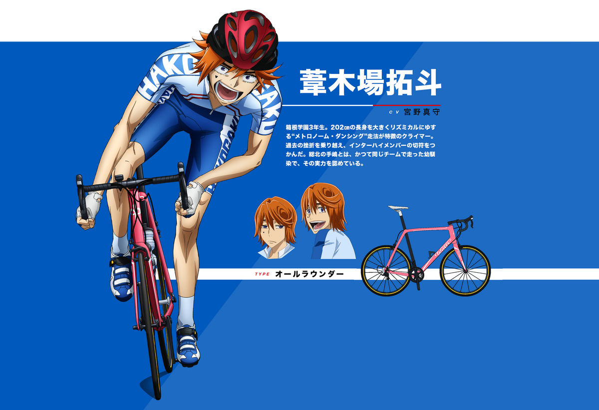 Yowamushi Pedal Limit Break - Ashikiba Takuto - Teshima Junta